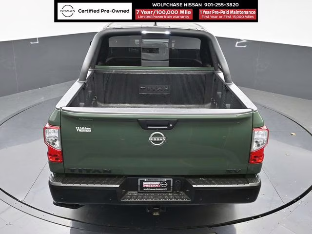 2024 Tactical Green Metallic Nissan Titan SV RWD Truck