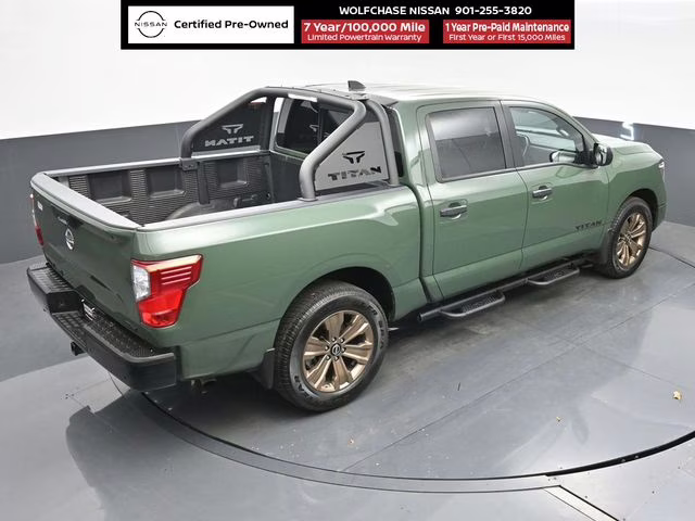 2024 Tactical Green Metallic Nissan Titan SV RWD Truck