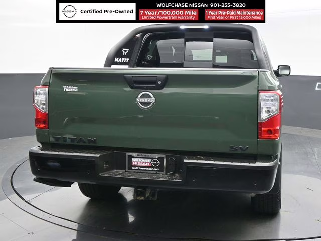 2024 Tactical Green Metallic Nissan Titan SV RWD Truck