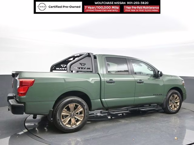 2024 Tactical Green Metallic Nissan Titan SV RWD Truck