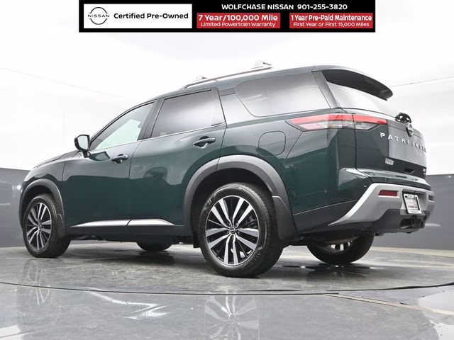 2025 Obsidian Green Pearl Nissan Pathfinder Platinum 4X4 SUV