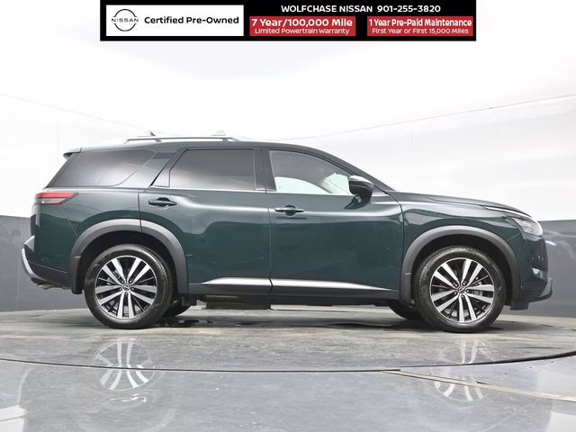 2025 Obsidian Green Pearl Nissan Pathfinder Platinum 4X4 SUV