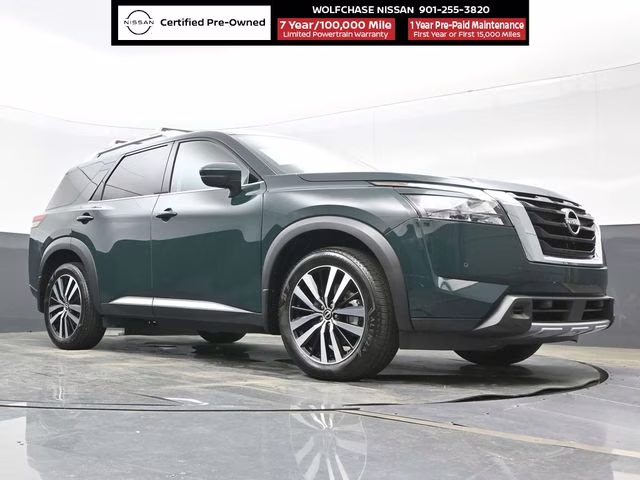 2025 Obsidian Green Pearl Nissan Pathfinder Platinum 4X4 SUV