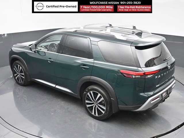 2025 Obsidian Green Pearl Nissan Pathfinder Platinum 4X4 SUV