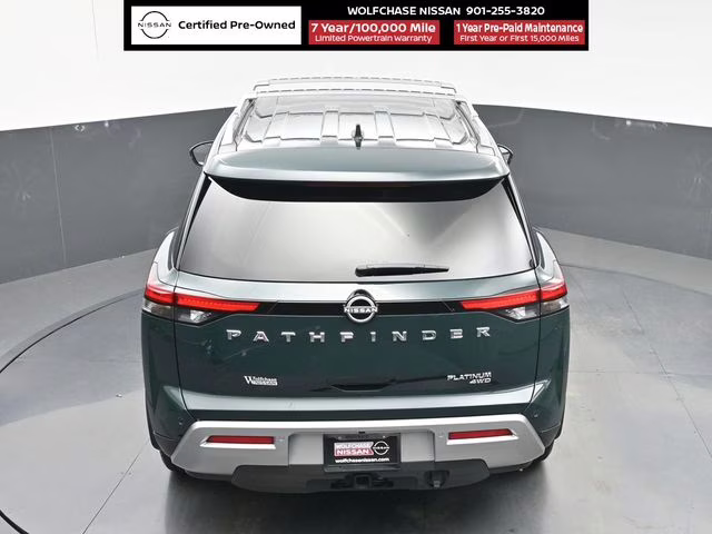 2025 Obsidian Green Pearl Nissan Pathfinder Platinum 4X4 SUV