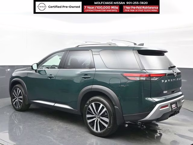 2025 Obsidian Green Pearl Nissan Pathfinder Platinum 4X4 SUV