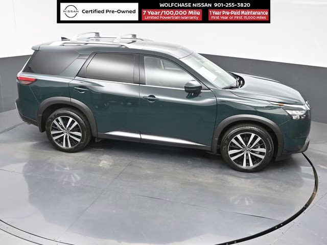 2025 Obsidian Green Pearl Nissan Pathfinder Platinum 4X4 SUV