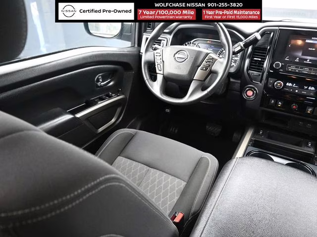 2024 Tactical Green Metallic Nissan Titan SV RWD Truck