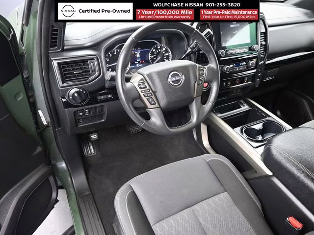 2024 Tactical Green Metallic Nissan Titan SV RWD Truck