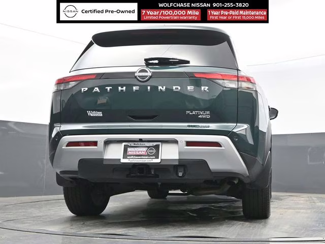 2025 Obsidian Green Pearl Nissan Pathfinder Platinum 4X4 SUV