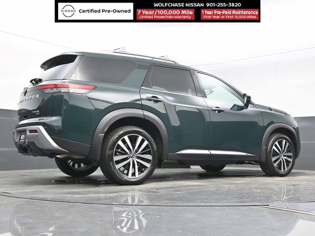 2025 Obsidian Green Pearl Nissan Pathfinder Platinum 4X4 SUV