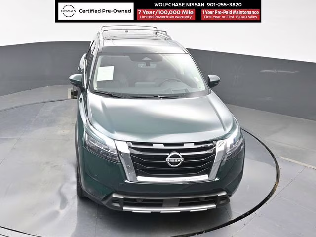 2025 Obsidian Green Pearl Nissan Pathfinder Platinum 4X4 SUV