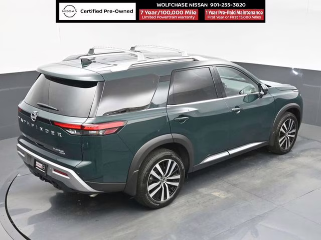 2025 Obsidian Green Pearl Nissan Pathfinder Platinum 4X4 SUV