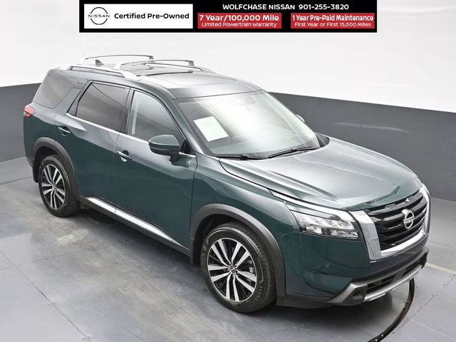 2025 Obsidian Green Pearl Nissan Pathfinder Platinum 4X4 SUV