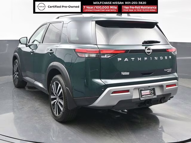 2025 Obsidian Green Pearl Nissan Pathfinder Platinum 4X4 SUV