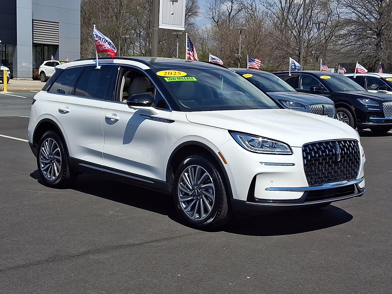 2025 Pristine White Metallic Tri-Coat - AZ Lincoln Corsair Reserve AWD