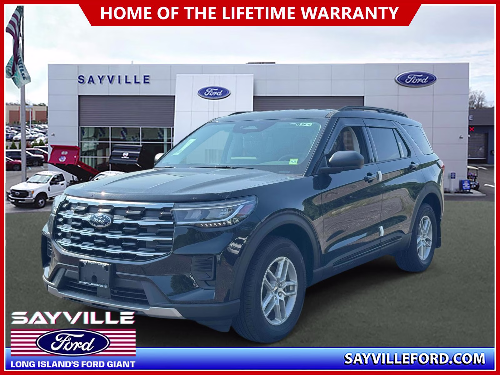 2026 Agate Black Metallic Ford Explorer Active 4X4 SUV
