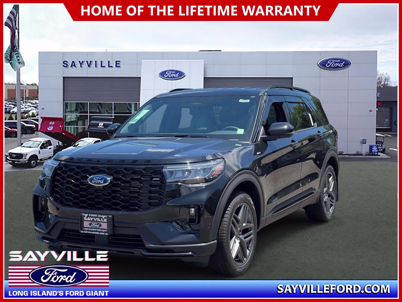 2026 Agate Black Metallic Ford Explorer ST-Line 4WD 4X4 SUV