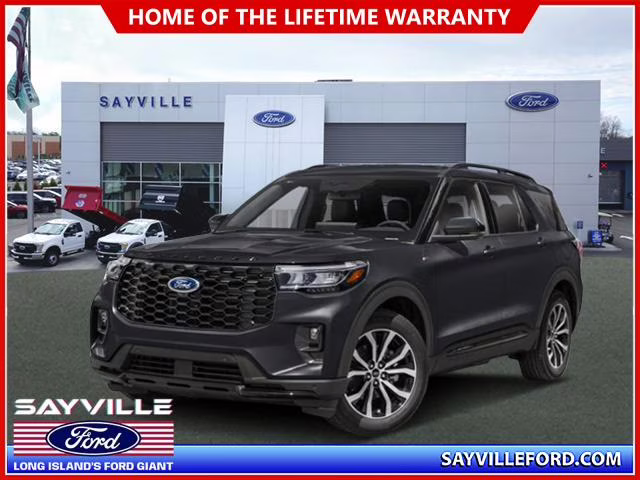 2026 Agate Black Metallic Ford Explorer ST-Line 4WD 4X4 SUV
