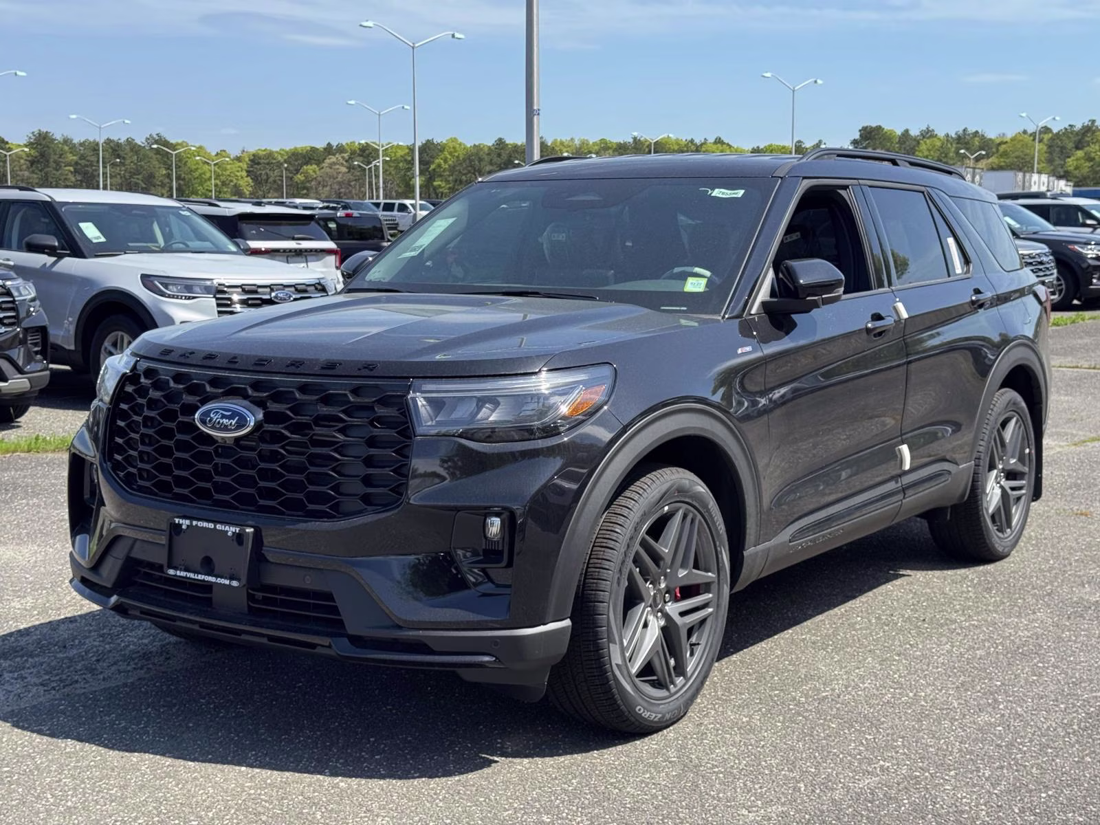 2026 Agate Black Metallic Ford Explorer ST-Line 4WD 4X4 SUV