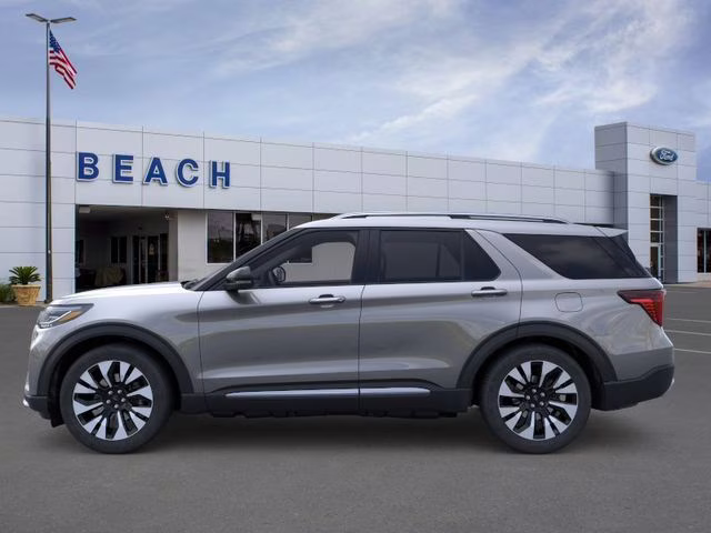 2026 Gray Metallic Ford Explorer Platinum 4X4 SUV