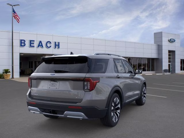 2026 Gray Metallic Ford Explorer Platinum 4X4 SUV