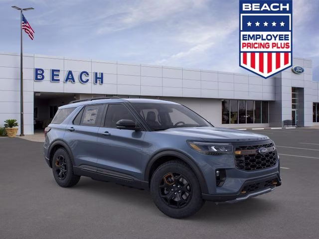 2026 Vapor Blue Ford Explorer Tremor 4X4 SUV