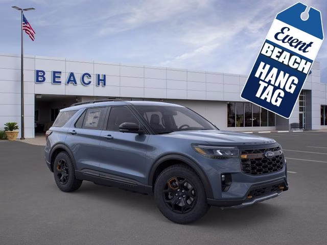 2026 Vapor Blue Ford Explorer Tremor 4X4 SUV