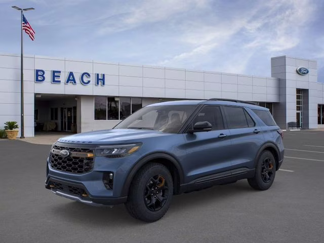 2026 Vapor Blue Ford Explorer Tremor 4X4 SUV