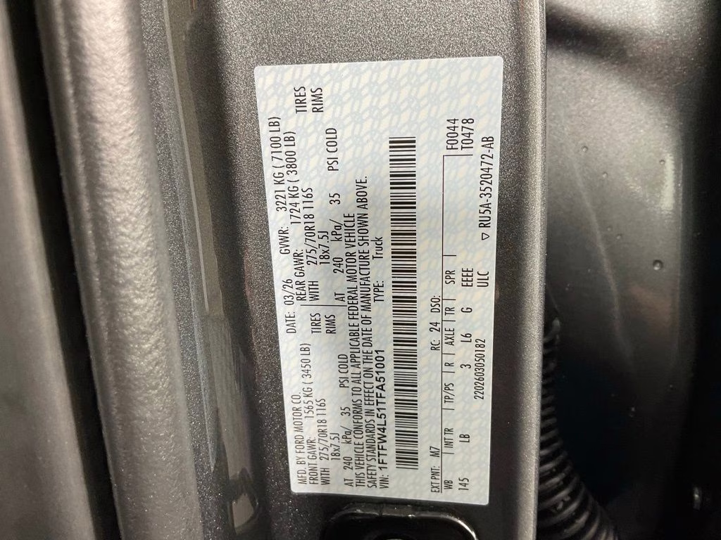 2026 Gray Ford F-150 Tremor 4X4 Truck