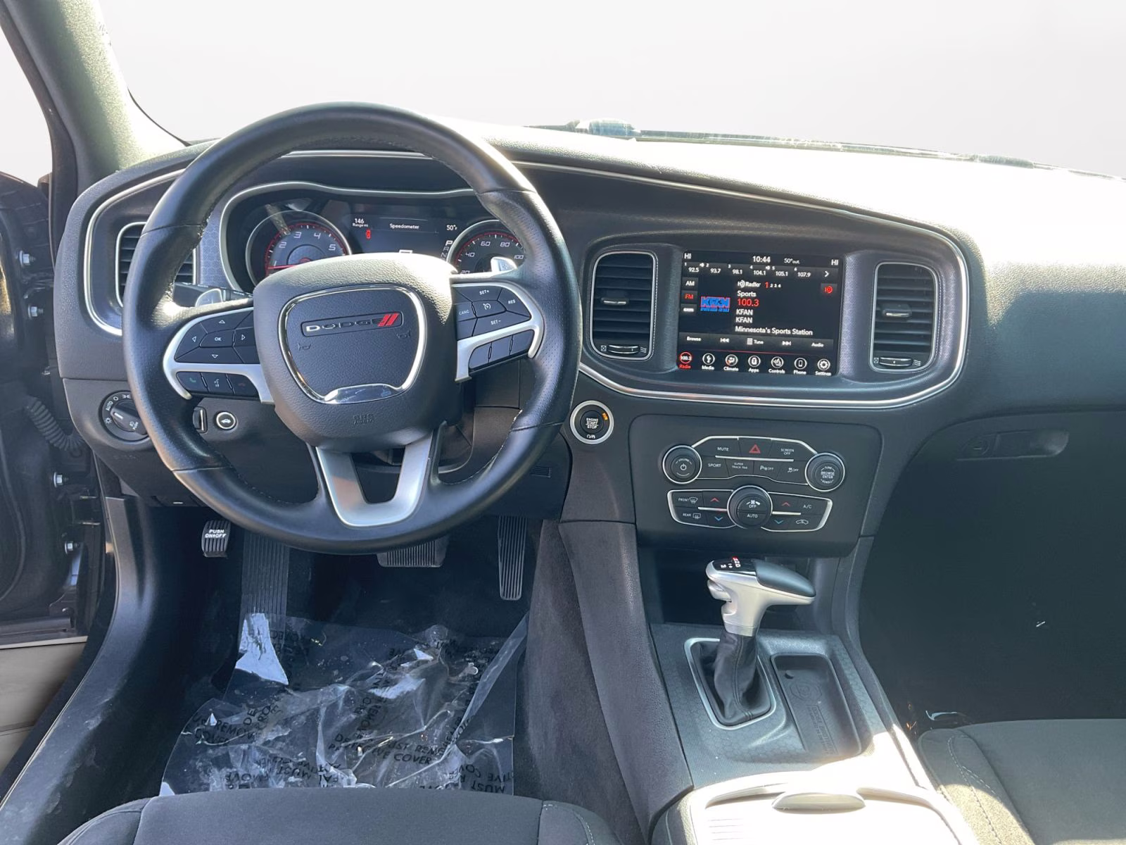 2018 Pitch Black Clearcoat Dodge Charger GT AWD Sedan