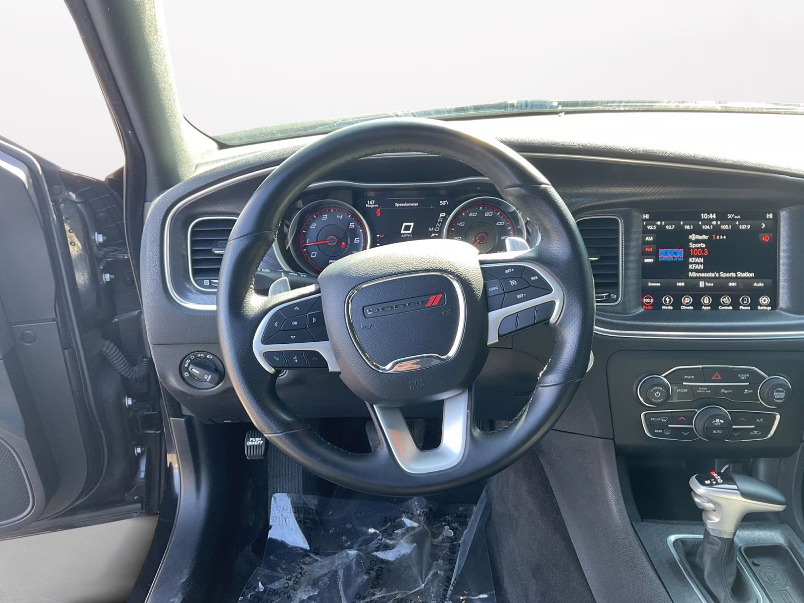 2018 Pitch Black Clearcoat Dodge Charger GT AWD Sedan