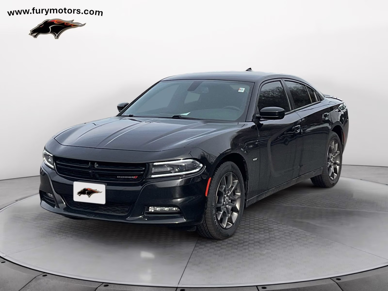 2018 Pitch Black Clearcoat Dodge Charger GT AWD Sedan