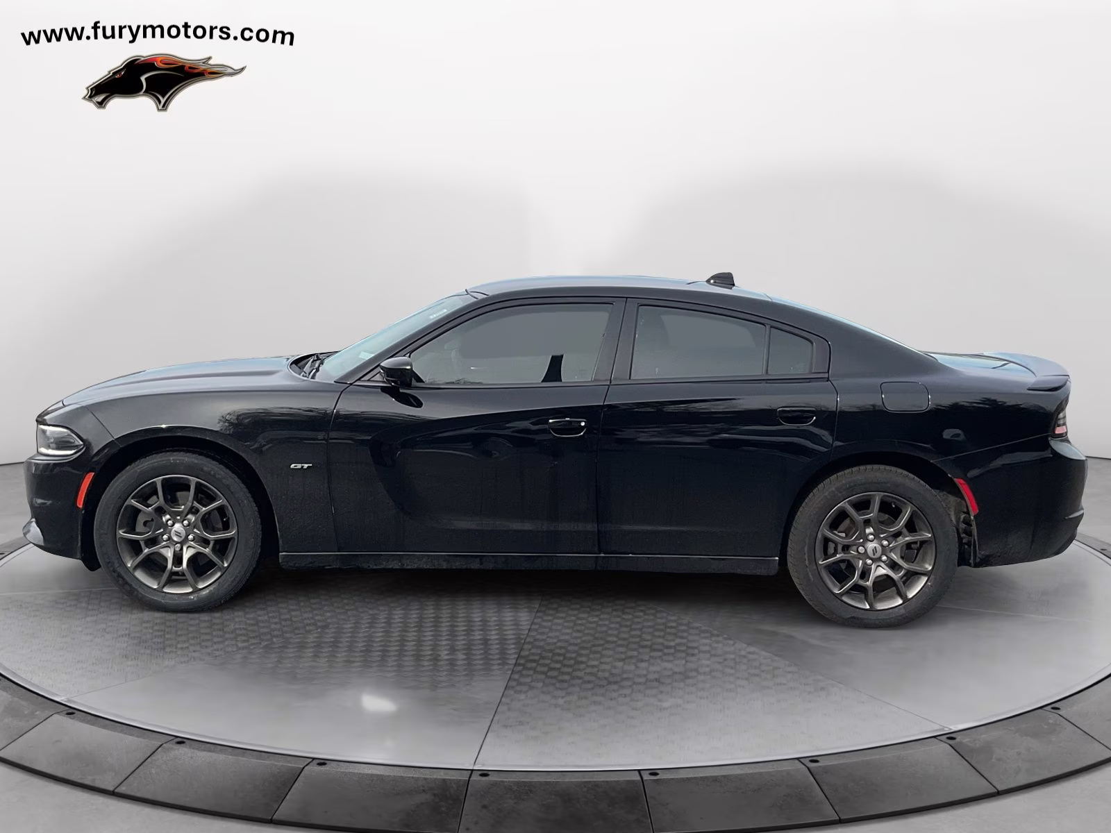 2018 Pitch Black Clearcoat Dodge Charger GT AWD Sedan