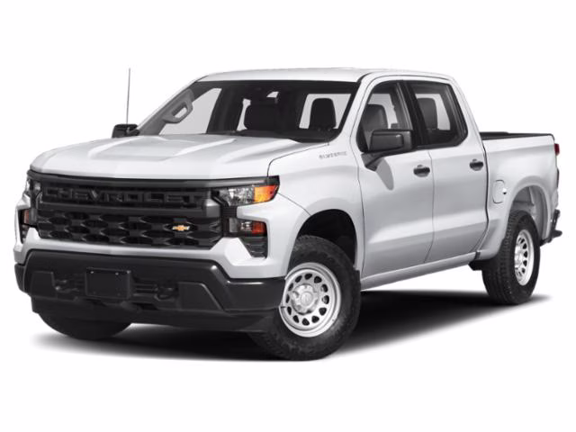 2023 Summit White Chevrolet Silverado 1500 Custom RWD Truck