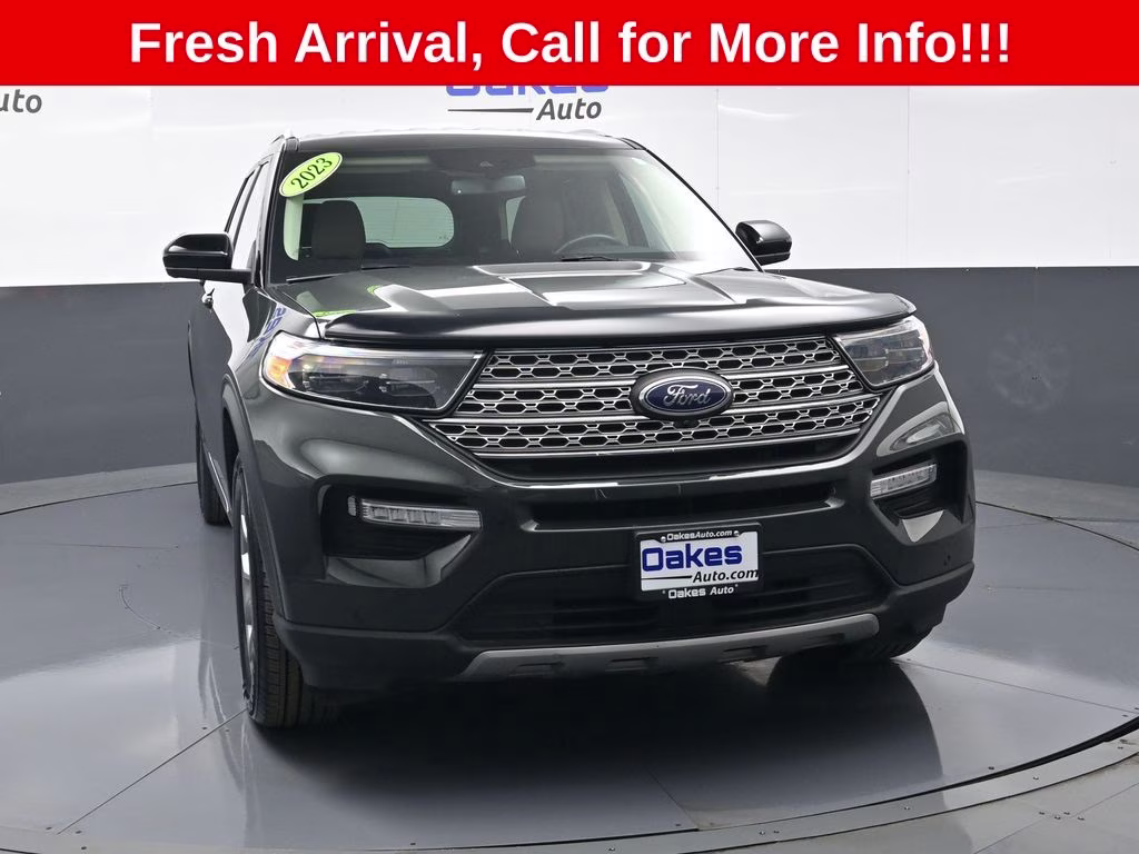 2023 Green Metallic Ford Explorer Limited 4X4 SUV