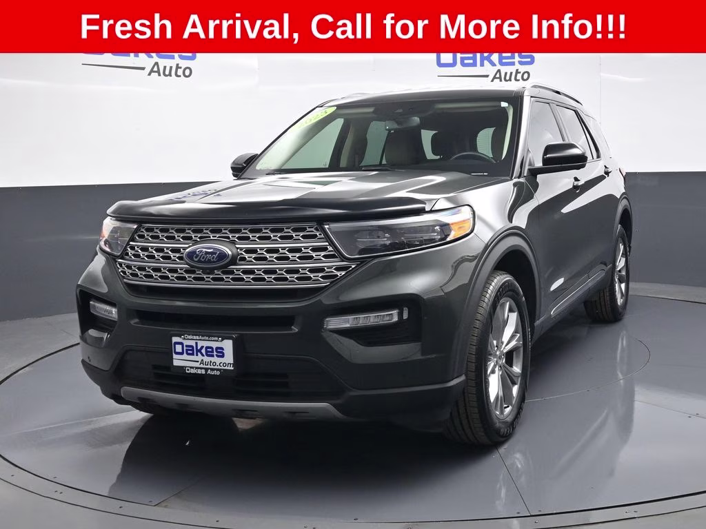 2023 Green Metallic Ford Explorer Limited 4X4 SUV