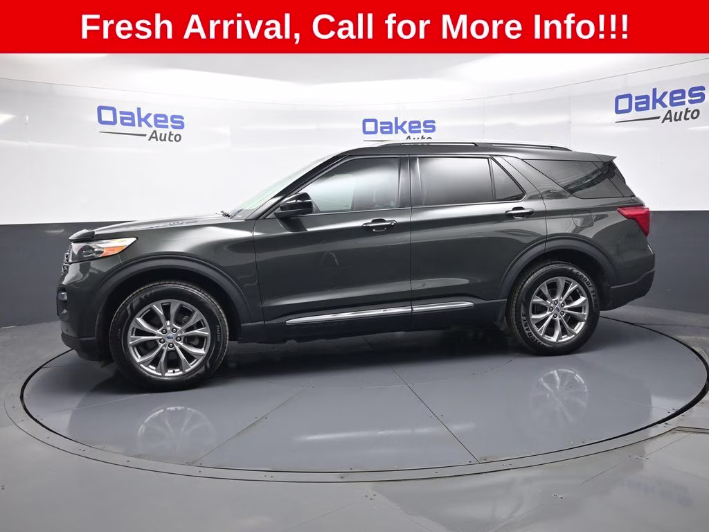 2023 Green Metallic Ford Explorer Limited 4X4 SUV