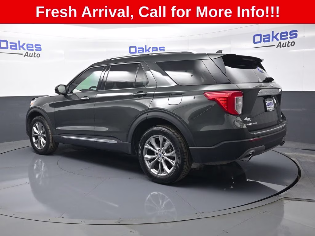 2023 Green Metallic Ford Explorer Limited 4X4 SUV