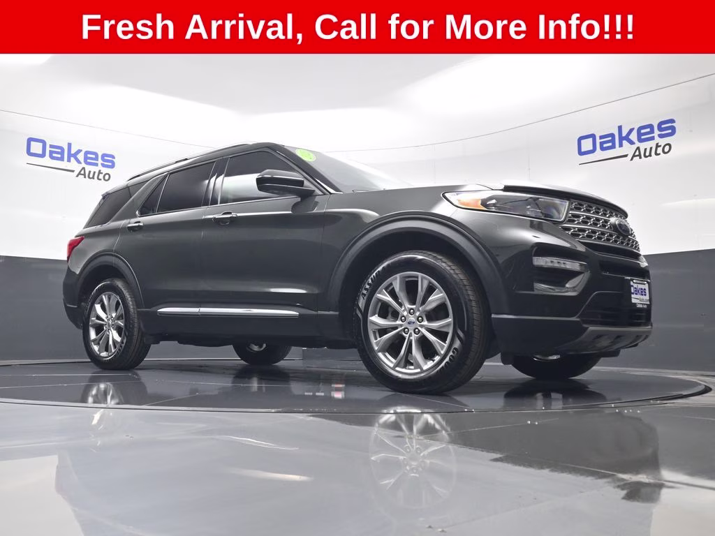 2023 Green Metallic Ford Explorer Limited 4X4 SUV