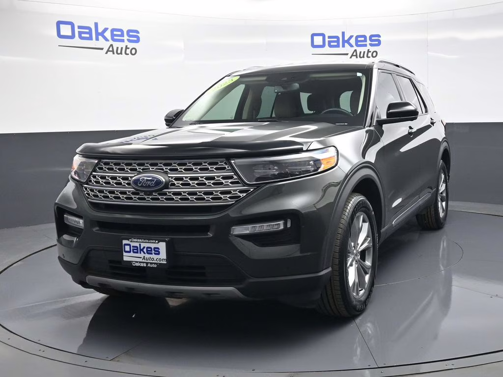 2023 Green Metallic Ford Explorer Limited 4X4 SUV