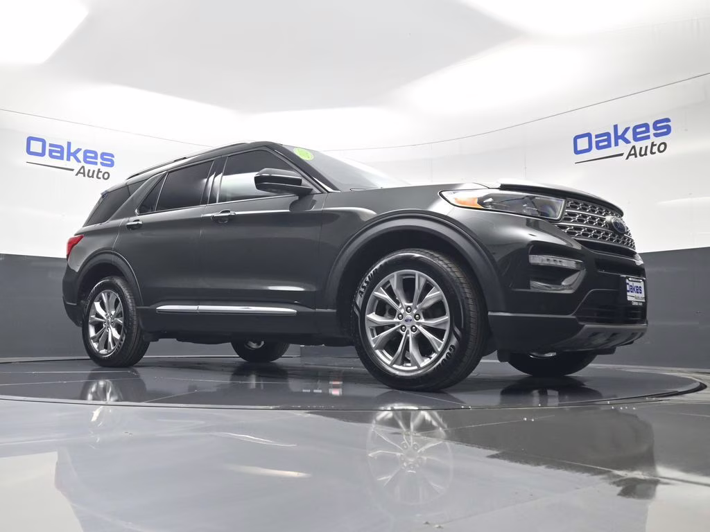 2023 Green Metallic Ford Explorer Limited 4X4 SUV