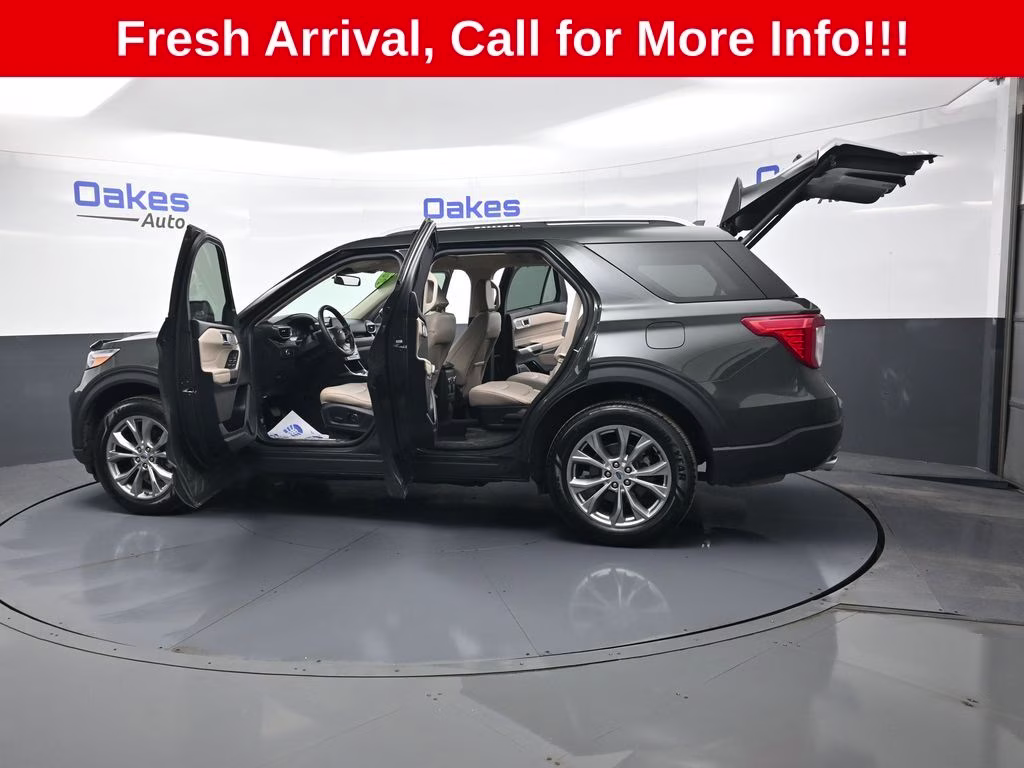 2023 Green Metallic Ford Explorer Limited 4X4 SUV