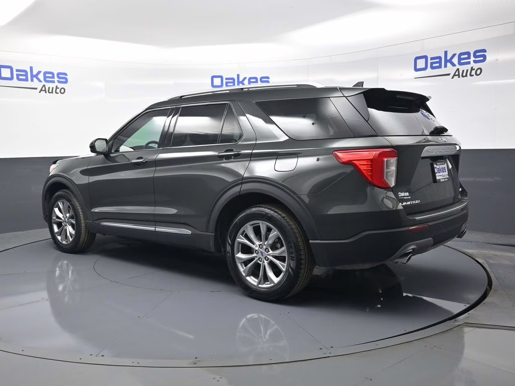 2023 Green Metallic Ford Explorer Limited 4X4 SUV
