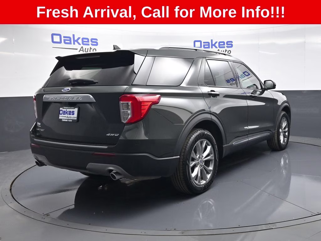 2023 Green Metallic Ford Explorer Limited 4X4 SUV