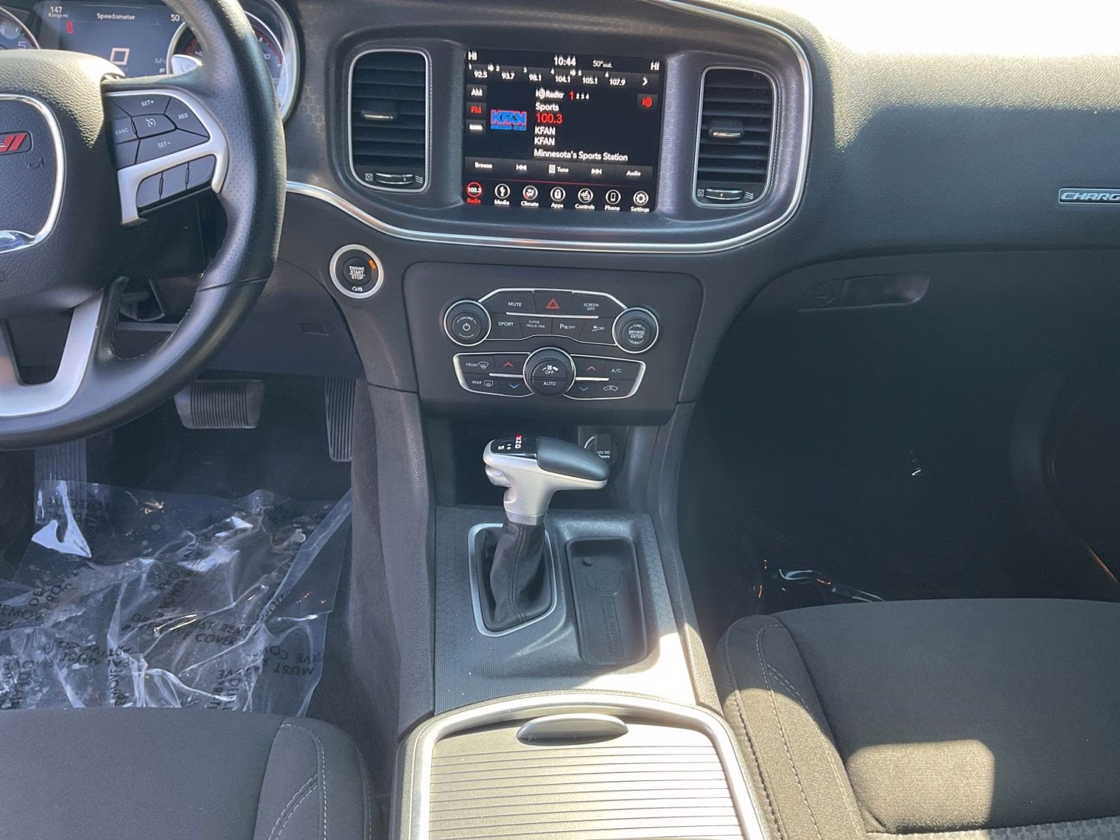 2018 Pitch Black Clearcoat Dodge Charger GT AWD Sedan