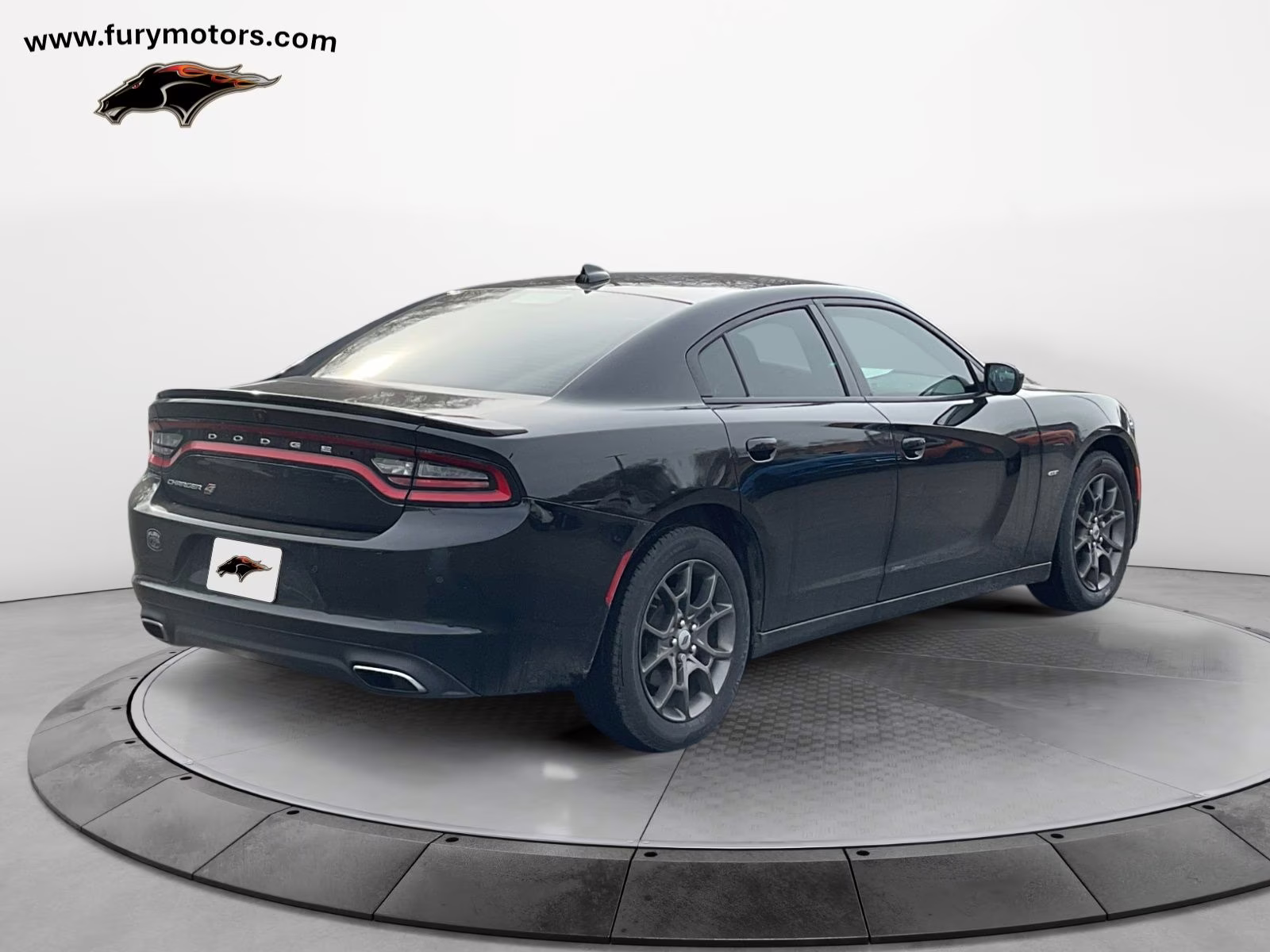 2018 Pitch Black Clearcoat Dodge Charger GT AWD Sedan