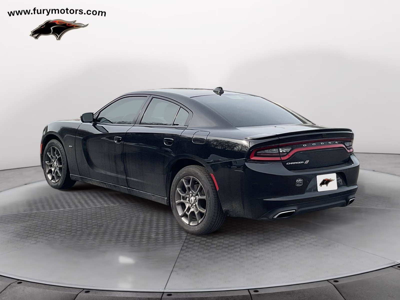 2018 Pitch Black Clearcoat Dodge Charger GT AWD Sedan