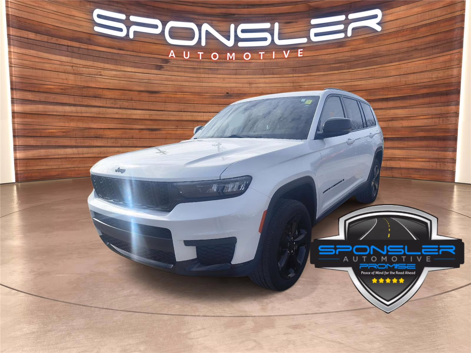 2024 Bright White Clearcoat Jeep Grand Cherokee L Altitude X 4X4 SUV