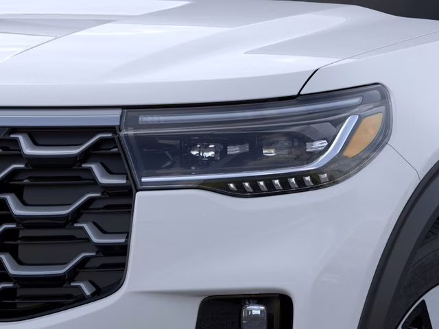 2026 Space White Metallic Ford Explorer Platinum 4X4 SUV